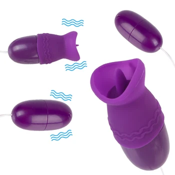 G Spot Klitora Stimulators Spēcīgs Mēles Mutvārdu Licking Vibrators Seksa Rotaļlietas Sievietēm Double Vibrējošais Ola Vagīnas Masāža